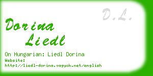 dorina liedl business card